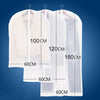 Clear Zip Up Hanging Suit Dress Shirt Coat Garment Bag Clothes Cover Dustproof