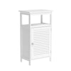 Bedside Table Cabinet Bathroom Cabinet Sofa Side Table Home Living Room White BN