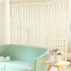 6ft Macrame Woven Door Curtain Wall Hanging Tapestry Boho Wedding Backdrop Decor