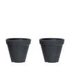 Classic Round Plastic Plant Pot Garden Indoor Flower Grow Planter Decoration