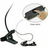 UK Usb Flexible Reading LED Light Clip-on Beside Bed Desk Table Bright Lamp