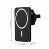 15W Wireless Car Charger Magnetic Mount Holder For iPhone 12/12 Pro/Mini/Pro Max