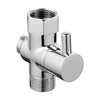 3/4" BSP Chrome 3-Way T-Adapter Shower Head Diverter Valve for Bath mixer Tap