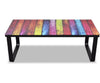 Contemporary Coffee Table Glass Top Furniture Small Modern Room Side End Retro