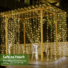 300 LED Curtain Fairy Lights Indoor/Outdoor Wedding Party  Garden Decor
