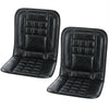 A Pair of Leather Front Car Seat Covers Protect Back Support Cushion