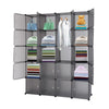 20-Cube DIY Plastic Wardrobe Cupboard Closet Cabinet Organizer Storage Furniture