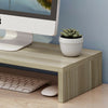 Monitor Stand TV PC Laptop Computer Screen Riser Bookcase Set Wood Wood