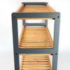 3 TIER NATURAL WOODEN BAMBOO SHOE RACKS STORAGE ORGANISER STAND SHELF UNIT