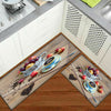 New 3D Non Slip Mat Machine Washable Kitchen Rug Entrance hall back Fruit mats