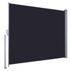 300x160CM Retractable Side Awning Blind Screen Sunshade Garden Patio Windbreaker