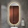 Modern Illuminated Bathroom Mirror With LED Light Demister Pad Touch Switch