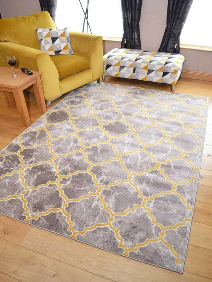 Modern Taupe Brown Gold Mustard Ochre Extra Large Small Floor Carpet Rug Cheap