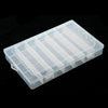 28 Compartment Hard Plastic Storage Box Jewellery Earring Beads Case Container