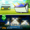 Super Bright 288 LED Solar PIR Motion Sensor Wall Security Light Outdoor Garden
