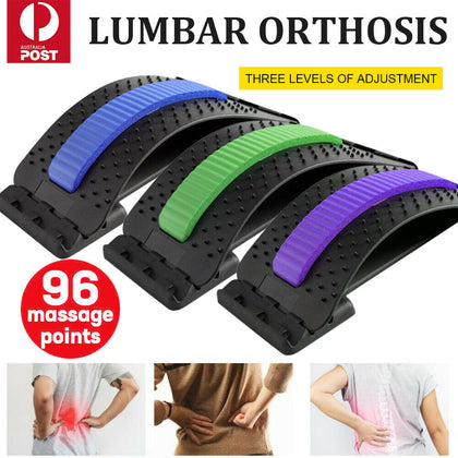 Magic Back Stretcher Lower Lumbar Massage Support Acupuncture Posture Relief UK