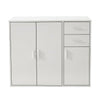 Modern White Sideboard Cabinet Cupboard Storage Furniture With Drawers & Doors