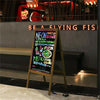 LED Light Advertising Message Writing Board A Board Pavement Sign Display Stand