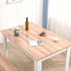 Modern Wooden Dining Table Pine Solid Kitchen Home Furniture Oak&White