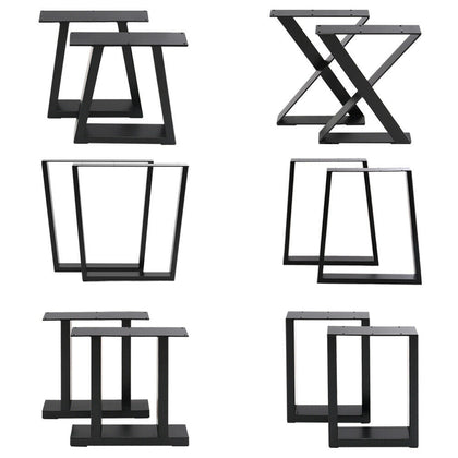 2 x Bench Set Legs Industrial Designer Metal Steel Bench/Coffee/Side Table Legs