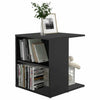 Living Room Modern Side Table Black 45x45x48 cm Chipboard