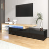 LED TV Stand Cabinet Unit Modern High Gloss 197cm Entertainment Unit Cabinet HT