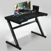 120CM Gaming Desk Computer Table PC Laptop Racing Gamer Home Office Z-Shaped