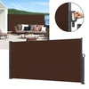 Retractable Side Awning Privacy Screen Garden Terrace Sunshade Wind Screening