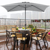 Rectangle Garden Patio Sun Parasol Outdoor Sunshade Umbrella Crank Tilt 3M