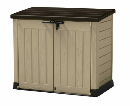 Keter Extra Large Outdoor Garden Patio Tool Storage Box Utility Cabinet Cupboard