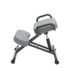 Ergonomic Kneeling Chair Adjustable PU Leather Padded Seat Rolling Posture Stool