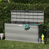 Garden Storage Box Chest 280L Outdoor Indoor Plastic Furniture Black Cushion Box