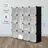 16 Cube Modular DIY Plastic Wardrobe Cupboard Cabinet Organizer Storage Shelves