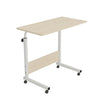 Movable Computer Desk with 4 Wheels Adjustable PC Laptop Table Home Office Study