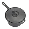 Cast Iron Stew Pot Camping Cooking Pot Dutch Oven Stock Pot Camping Pan Handles