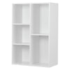 5 Cube Bookcase Display Cabinet Bookshelving Storage Unit Organiser Rack White