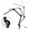 Adjustable Long Arm USB Desk Lamp Bed Reading Led Light Table Clip-on Clamp UK