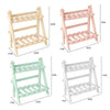2 Tier Flower Plant Pot Stand Folding Display Ladder Shelf Garden Storage Rack