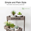 Pastoral Plant Pot Stand Folding Flower Display Rack Holder 3 Tier Vintage Style