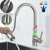 Kitchen Modern Sink Mixer Taps Pull Out Single Lever Chrome Brass Spray Mono Tap