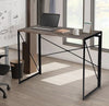 Brand New Foldable desk walnut color metal legs 100x50cm PPR £199