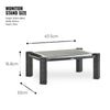 Monitor Stand | Computer/Monitor Riser | 4 Level Height Adjustable