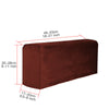 2x Stretch Velvet Armchair Covers Chair Arm Protector Cover Sofa Couch Armrest