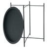 Round Side Coffee Table Tray Desk Sofa Living Room Night Stand End Metal UK