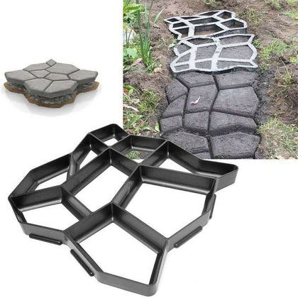 Reusable Path Maker Molds Floor Mould Making DIY Paving for Lawn Garde Yard UK
