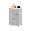Fabric Chest of Drawers Cabinet Storage Unit Bedside Table w/ 2/3/4/5 Drawers UK