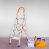 Folding 4 Step Ladder Safety Non Slip Mat Tread Small Stool Ladders Kitchen Home