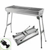 Folding BBQ Barbecue Stainless Steel Charcoal Grill Outdoor Patio Garden Picinic
