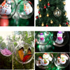 Clear Plastic Fillable Christmas Tree Ball Ornament Craft Sphere Baubles Wedding