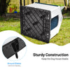 Plastic Dog Kennel Pet House Large Weatherproof Outdoor Durable Animal Shelter